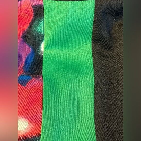 Isaac Mizrahi pencil skirt color block abstract 4 - Picture 6 of 10